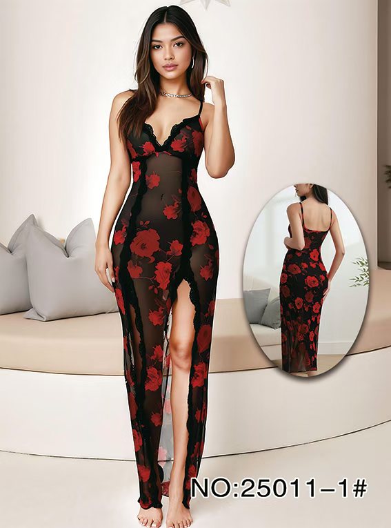 Long Dress Nighty For Girls String #NO 2011-1