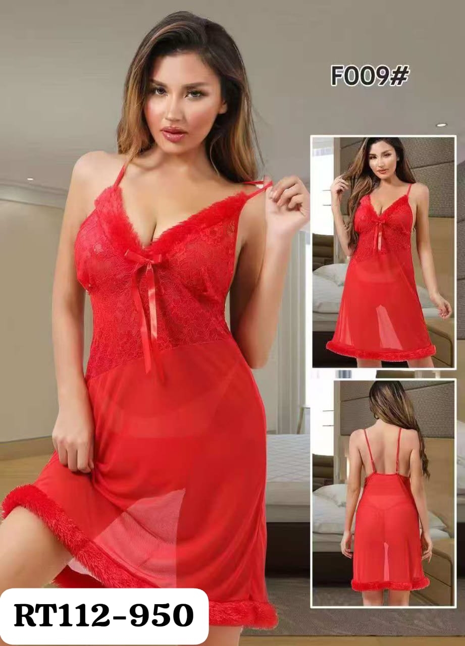 2 PCS Long Dress Nighty For Girls String #NO RT112-950