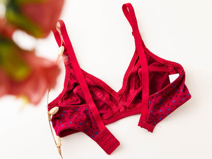 (32-42)b/c. Daily-wear Printed Soft Cotton Bras(030)