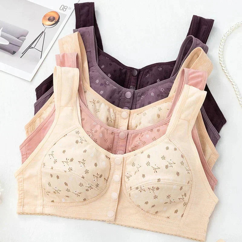 2026 New Anti Sagging Front Open Button Bra