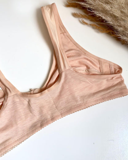 (36-44)b/c Anti Rash Front Button Bra (075-076)