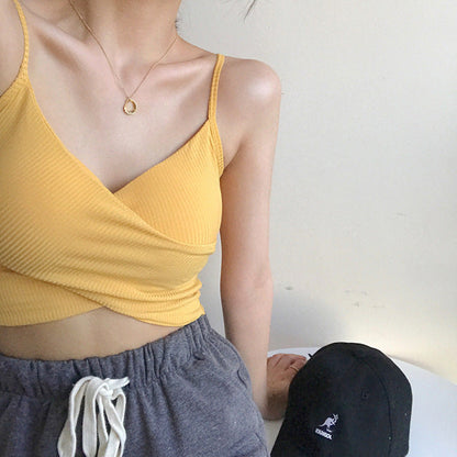 Cross Design Elegant Tank Top