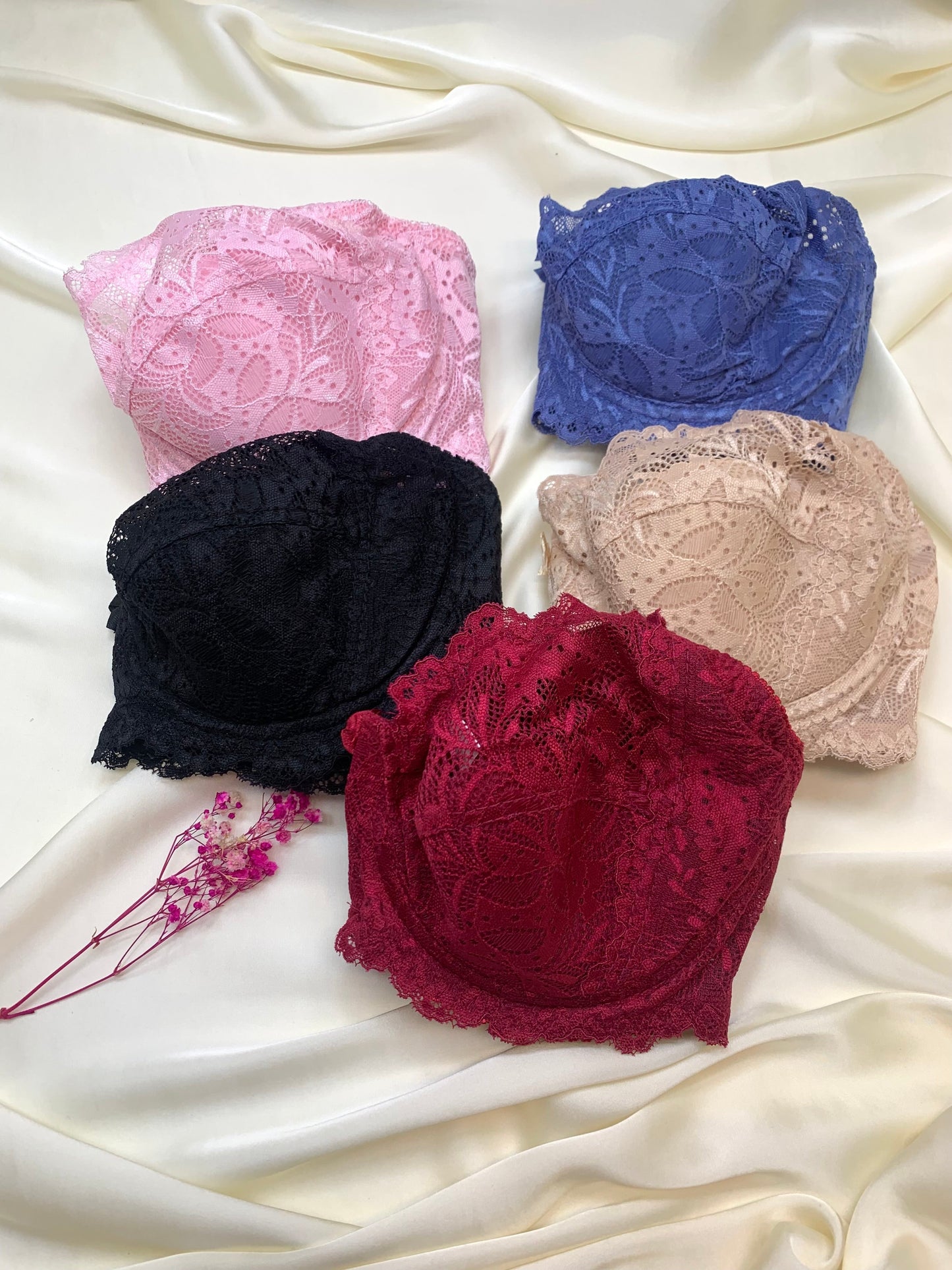 (36-46)C Cupsize Wired Thin Pad Full coverage Bra (020)