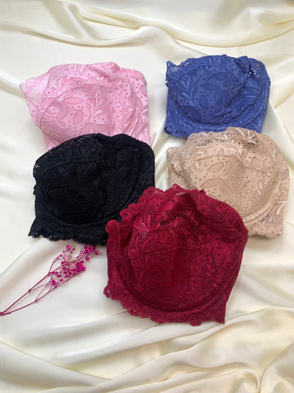 (36-46)C Cupsize Wired Thin Pad Full coverage Bra (020)
