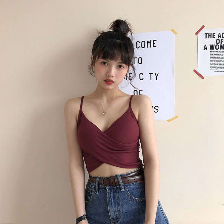 Cross Design Elegant Tank Top