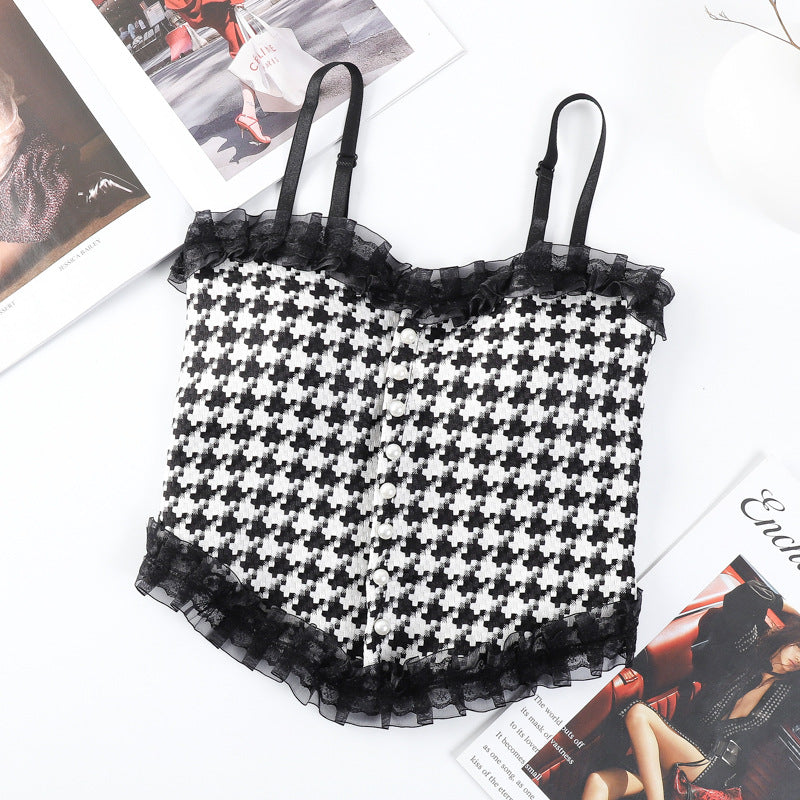 Corset Design  Padded Tank Top/ Camisole