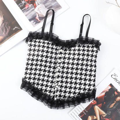 Corset Design  Padded Tank Top/ Camisole