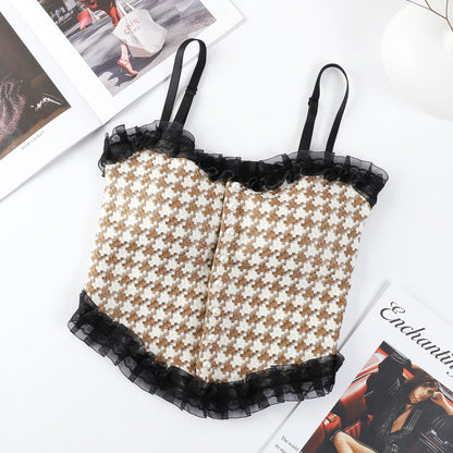 Corset Design  Padded Tank Top/ Camisole