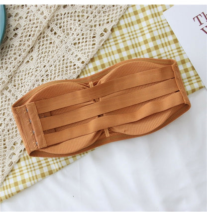 (28-36)Soft Padded Strapless Bra With Removable Pads [036]