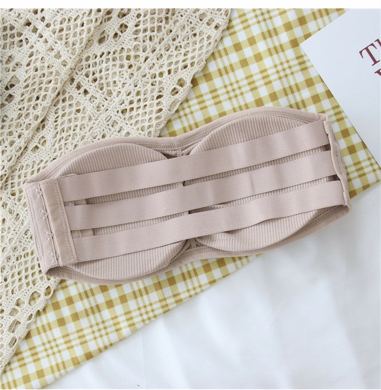(28-36)Soft Padded Strapless Bra With Removable Pads [036]