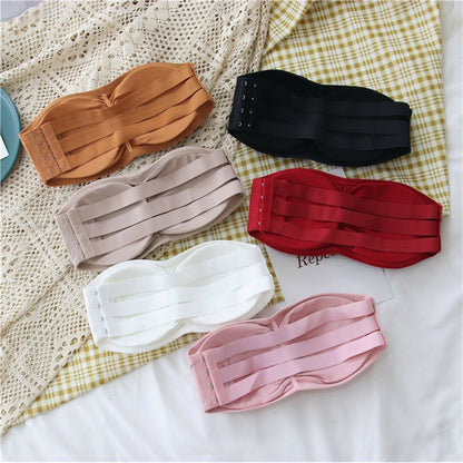 (28-36)Soft Padded Strapless Bra With Removable Pads [036]