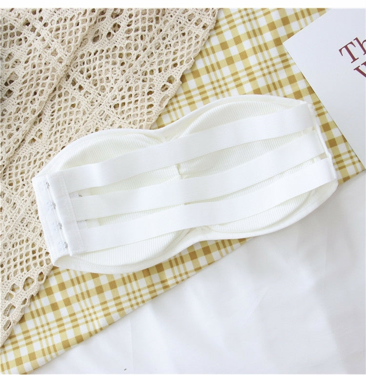 (28-36)Soft Padded Strapless Bra With Removable Pads [036]