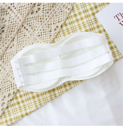 (28-36)Soft Padded Strapless Bra With Removable Pads [036]