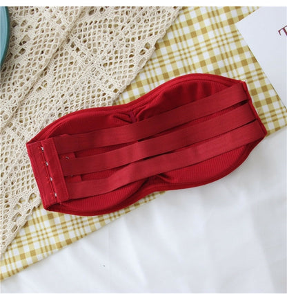 (28-36)Soft Padded Strapless Bra With Removable Pads [036]