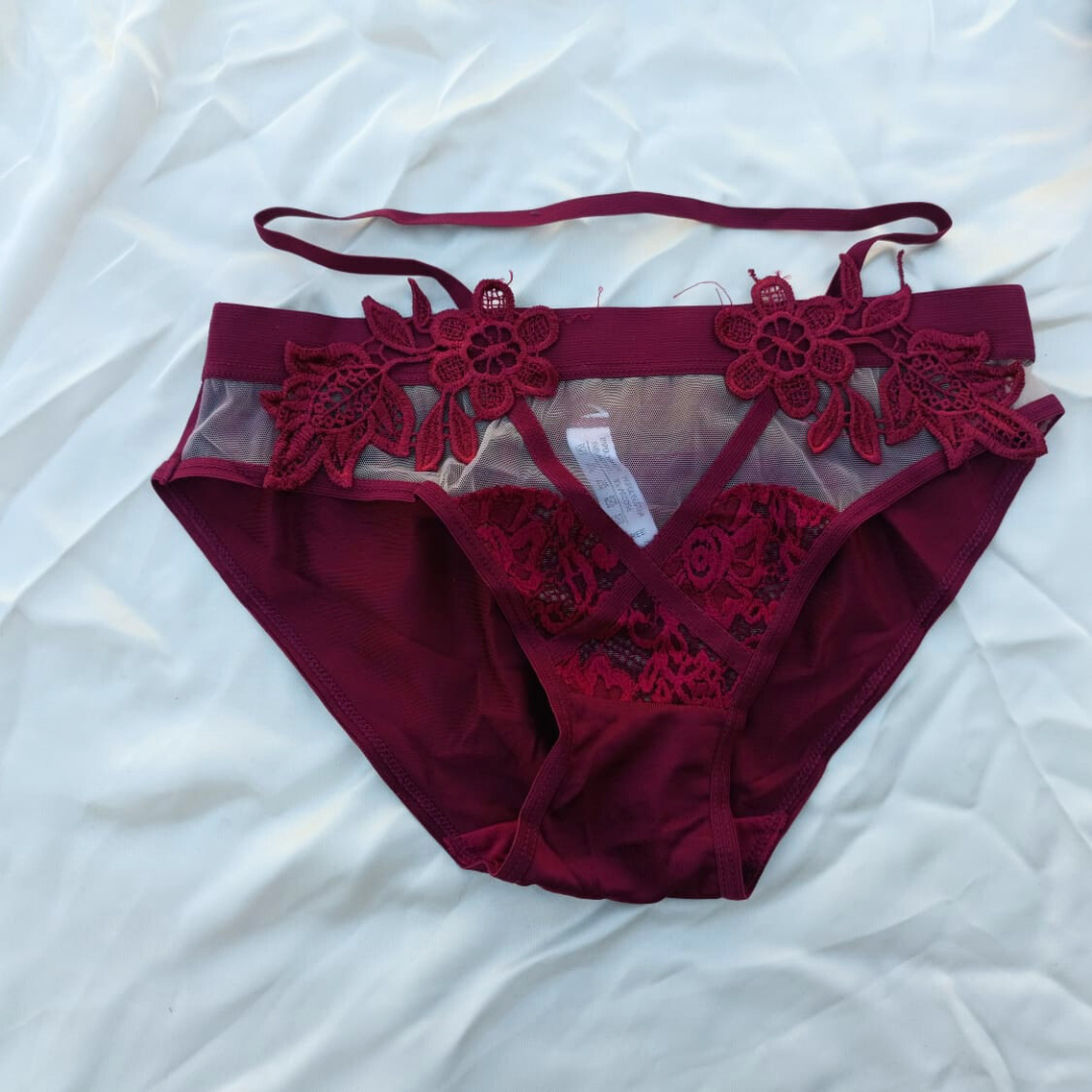 Flower Design Very Elegant  Soft Bra & Underwear Set