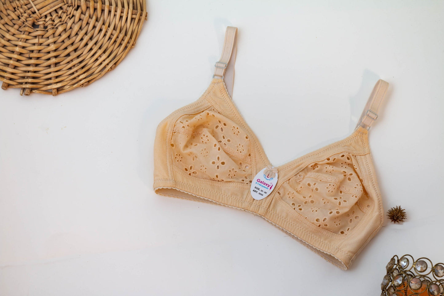 (32-48)b/c. Soft Chicken Cotton Daily Wear Bra (015)