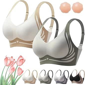 No Rash Seamless Breathable Wireless Push-Up Sports Bra for Women
