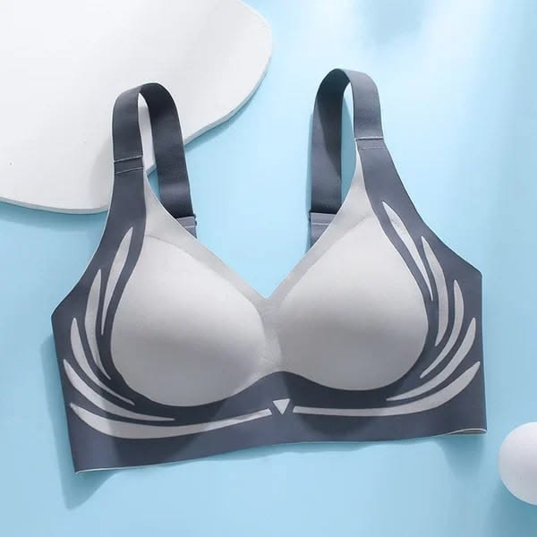 No Rash Seamless Breathable Wireless Push-Up Sports Bra for Women