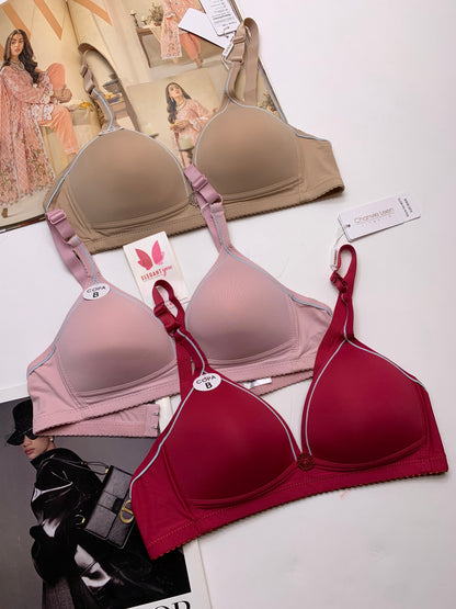 (34-42)B Chanviee Leen Daily wear Thin-Pad Non-Wire Bra [145]