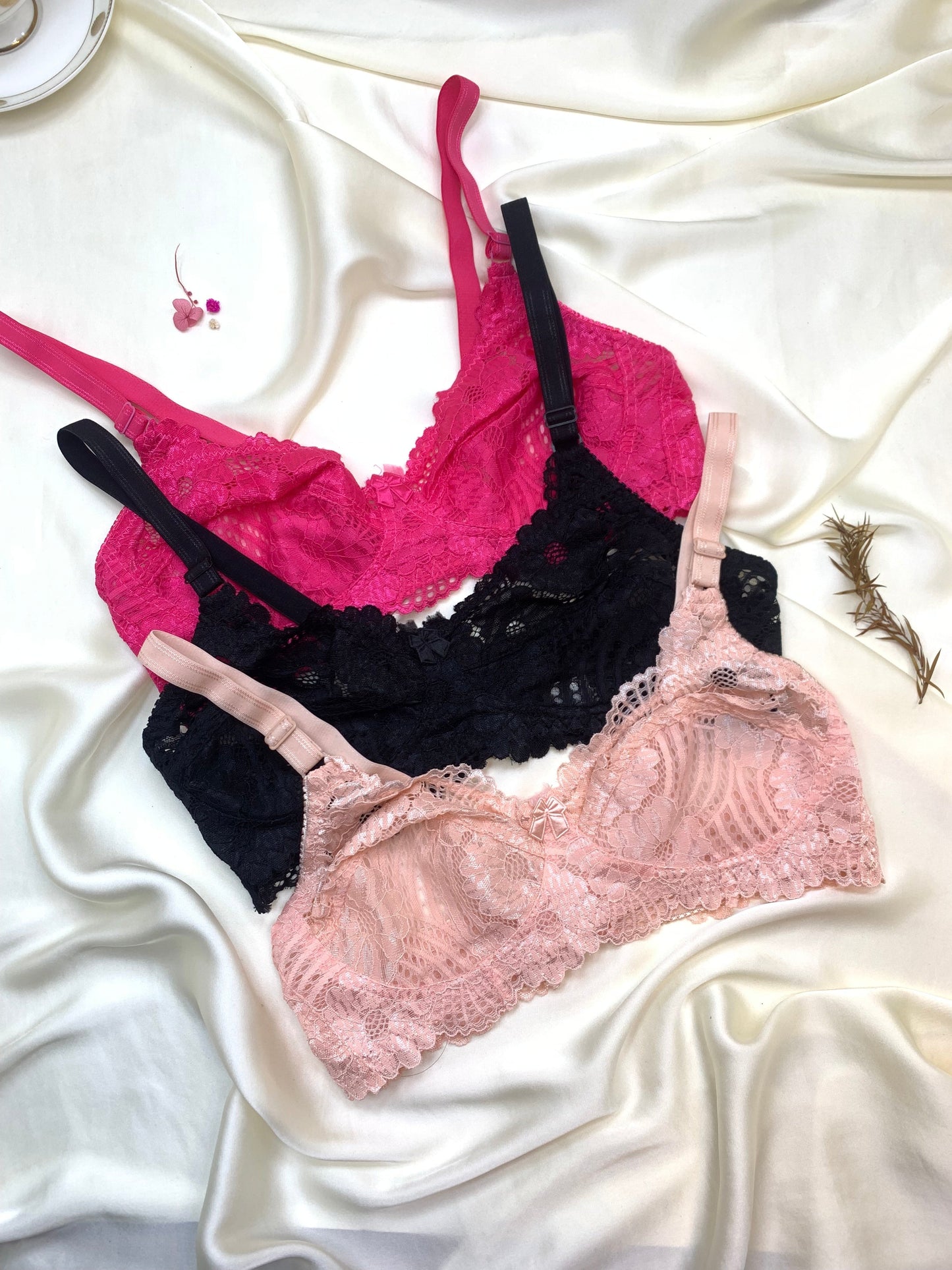 (32-42)b/c Beautiful Soft Fabric Net Bra(031)