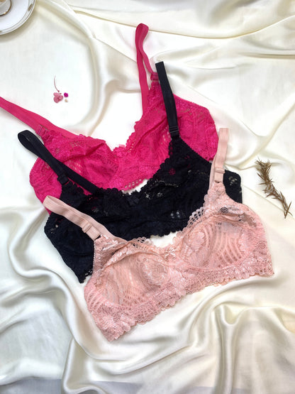 (32-42)b/c Beautiful Soft Fabric Net Bra(031)
