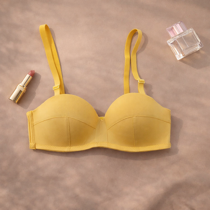 Double Padded Removeable Straps Smooth Pushup  Bra