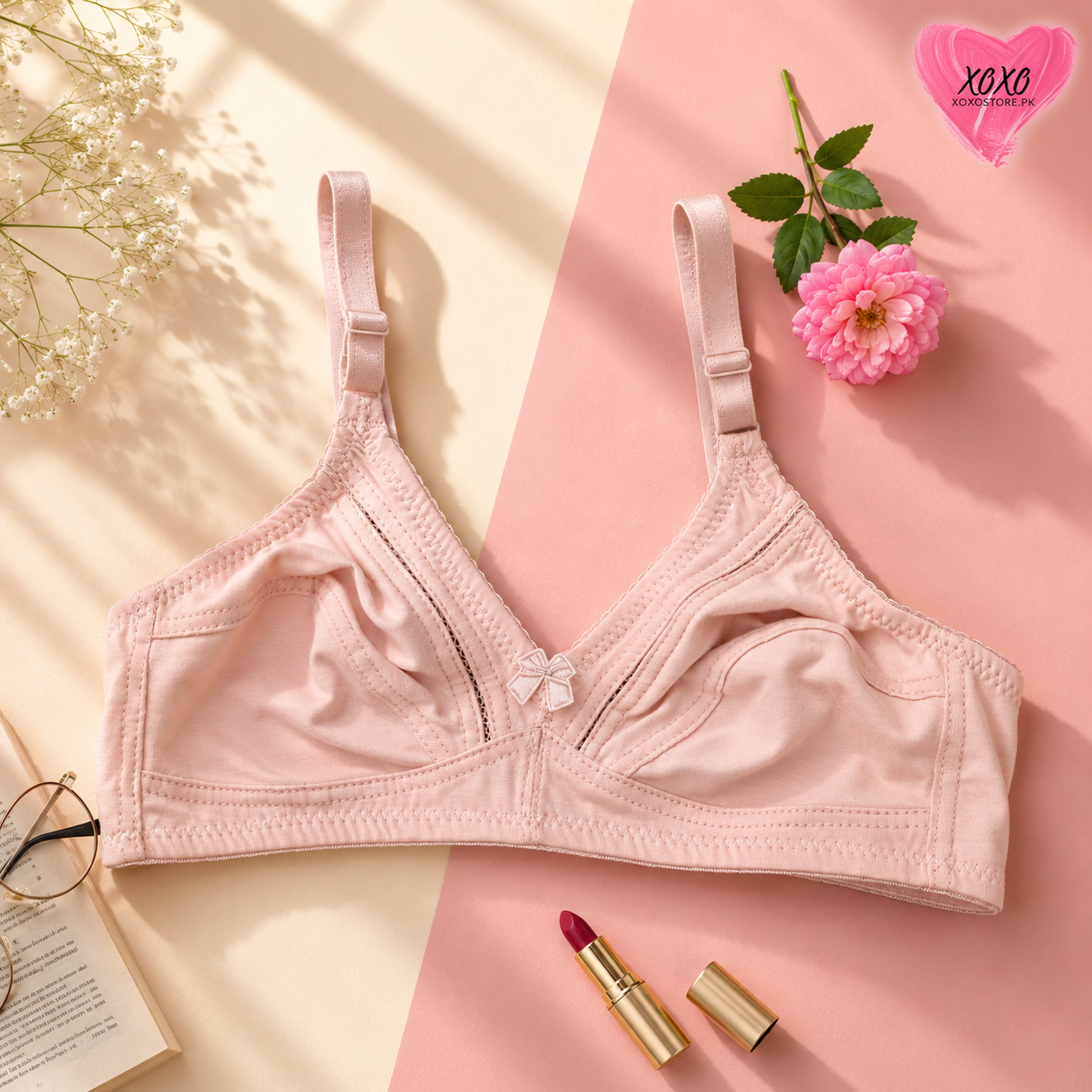 Pack of 4 Xoxo Fine Quailty Breathable Bra