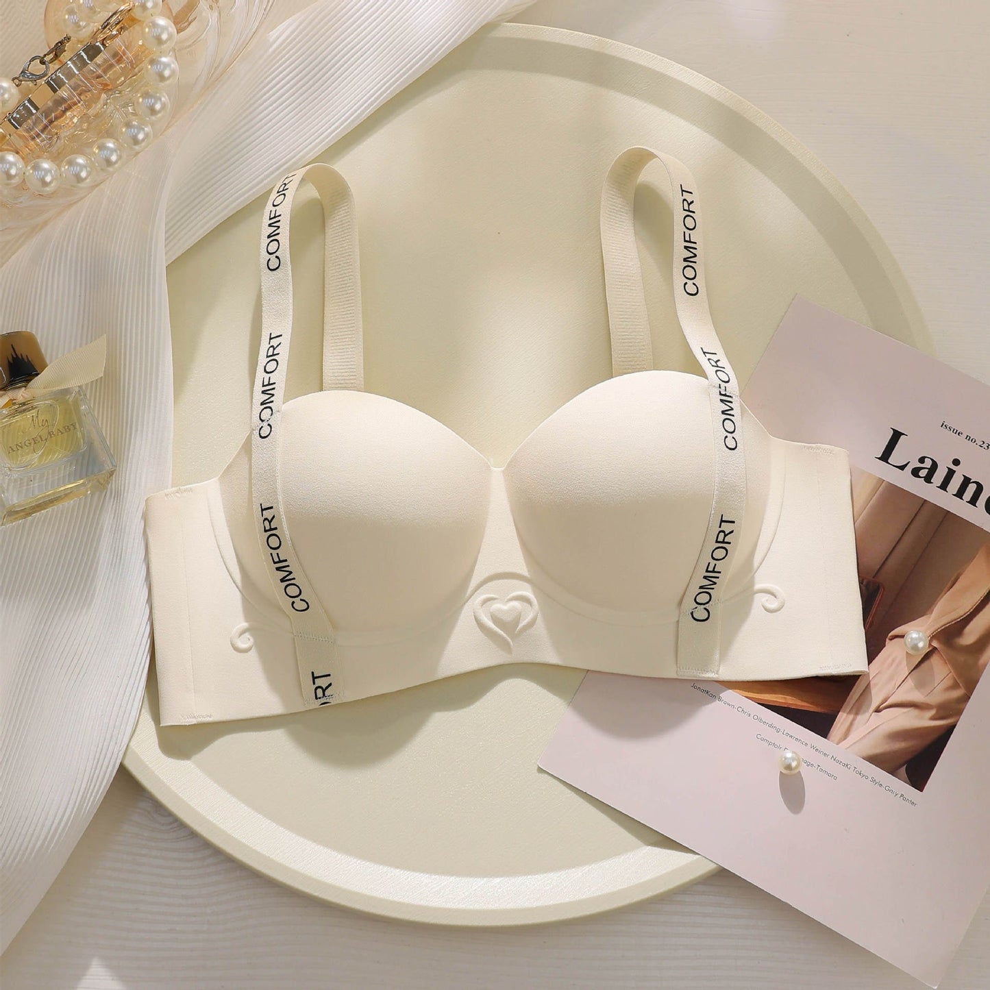 Single Padded Deep Cleavage Long Daily Wear Bra