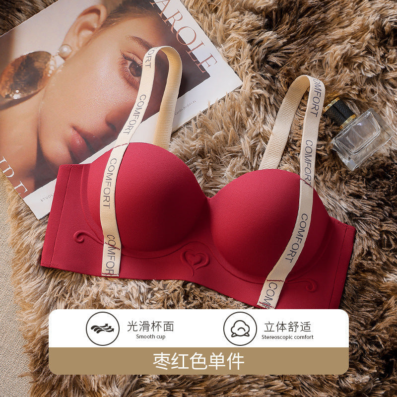 Single Padded Deep Cleavage Long Daily Wear Bra
