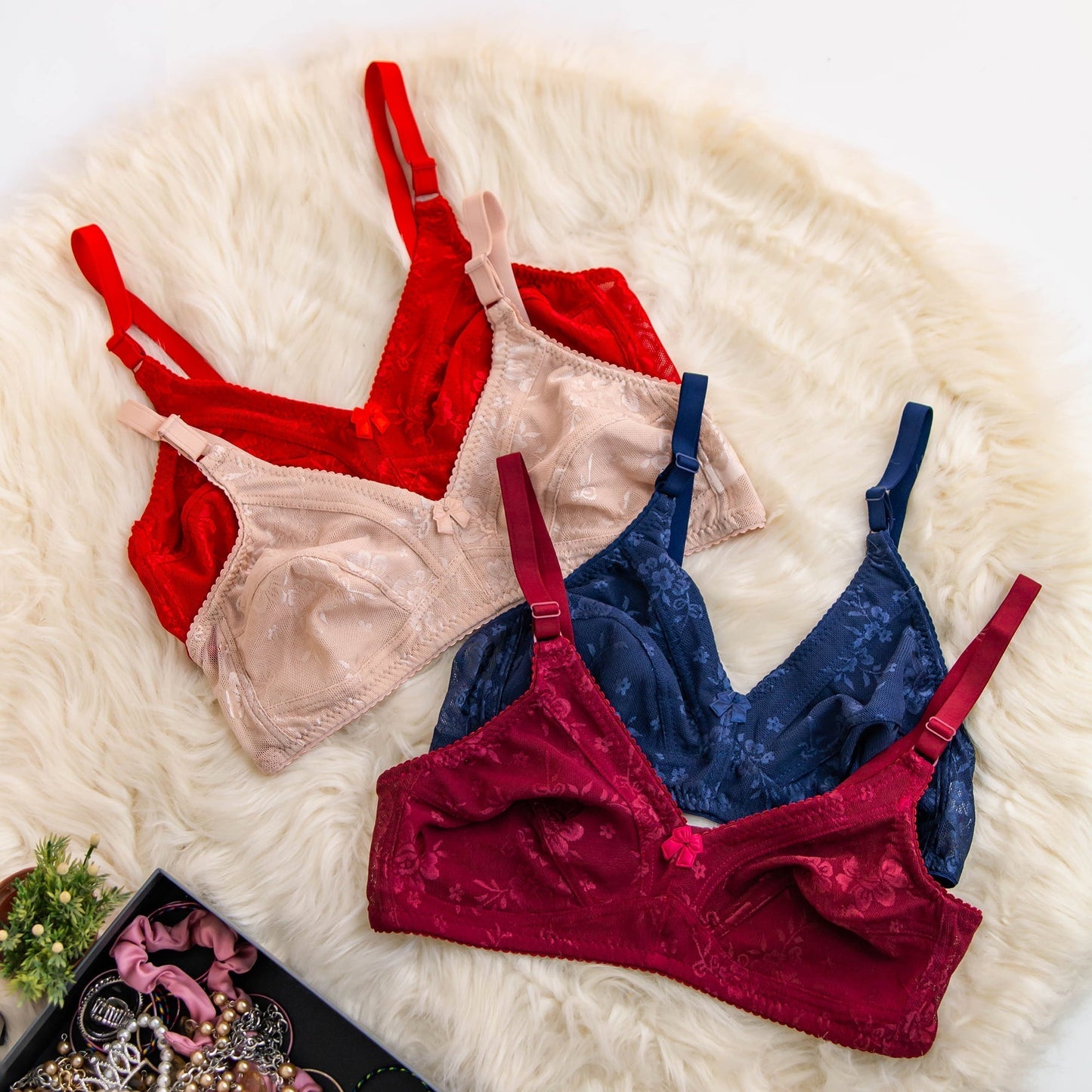(32-42)b/c  Daily Wear Soft Stretchable Bra (029)