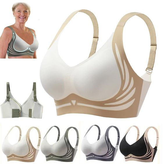 No Rash Seamless Breathable Wireless Push-Up Sports Bra for Women