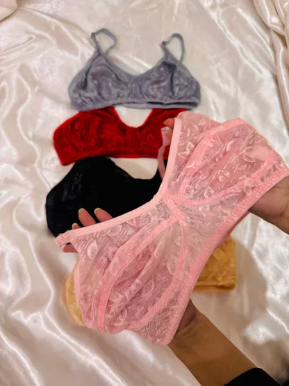BUY 1 Get 2 FREE ! Summer Cotton Net Bra