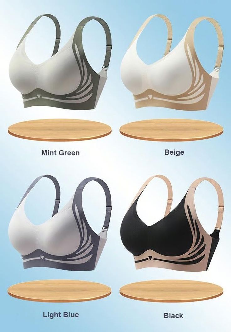 No Rash Seamless Breathable Wireless Push-Up Sports Bra for Women