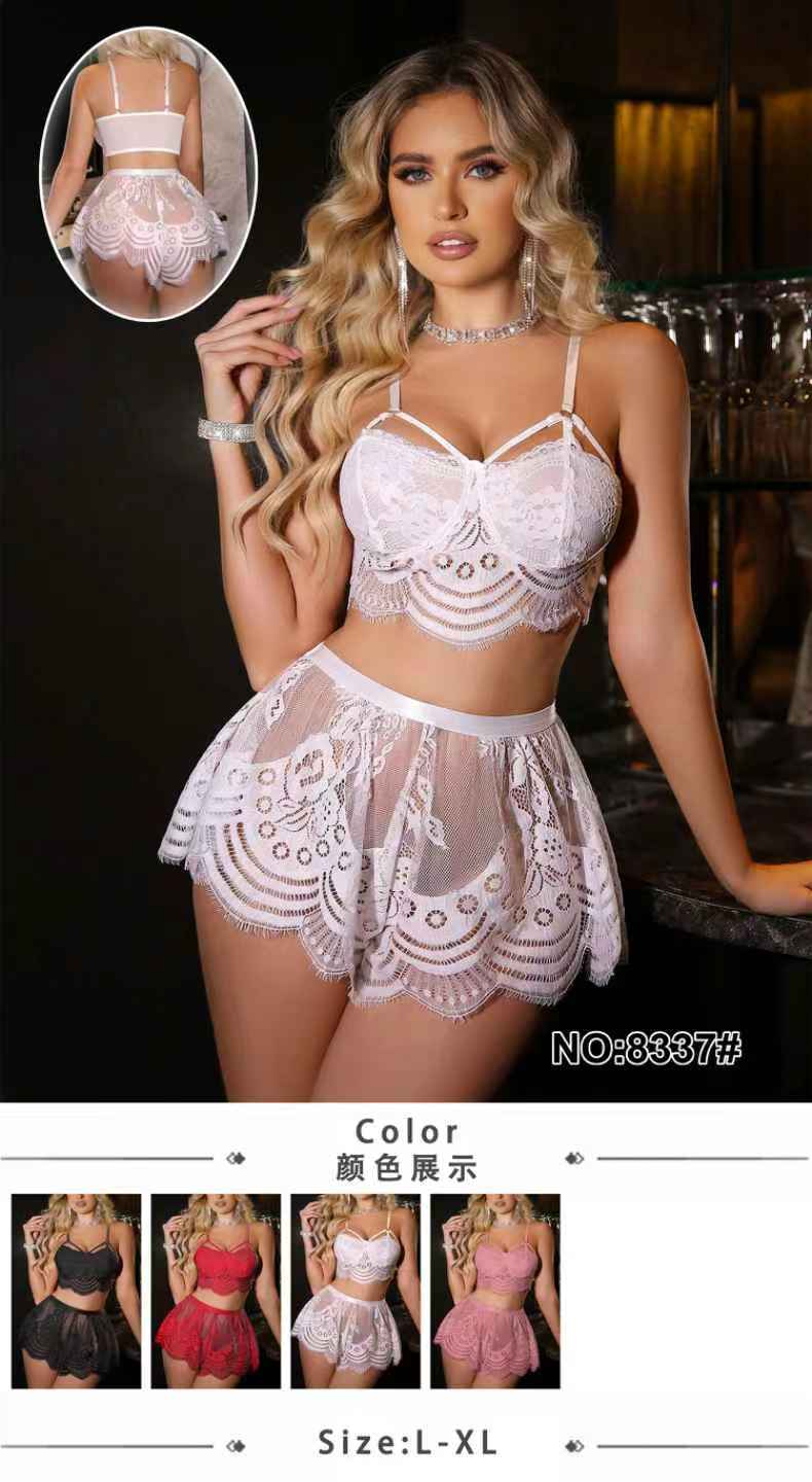 Short Transparent Lingerie For Girls String #NO 8337