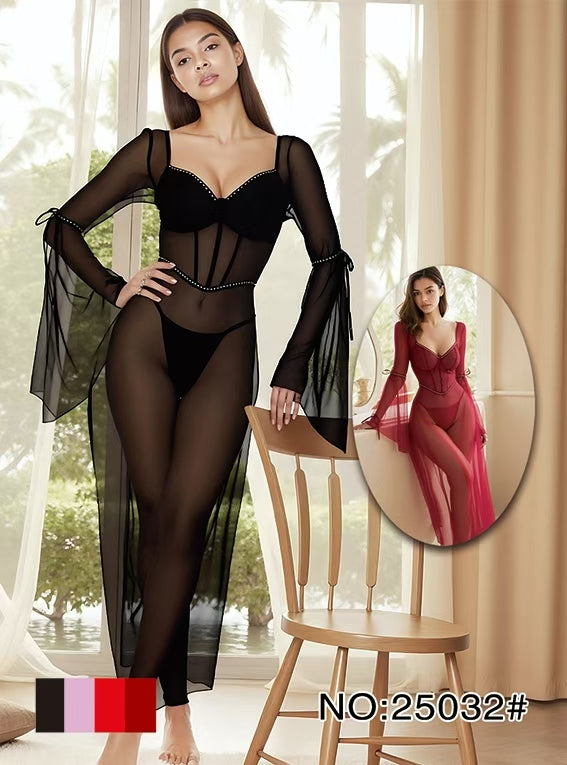 Long Dress Nighty For Girls String #NO 25032