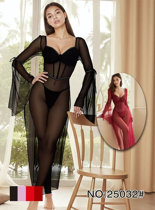 Long Dress Nighty For Girls String #NO 25032