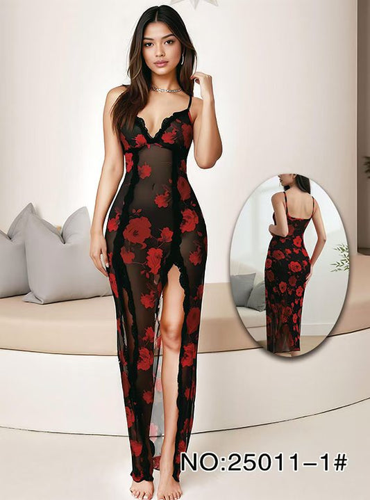 Long Dress Nighty For Girls String #NO 2011-1