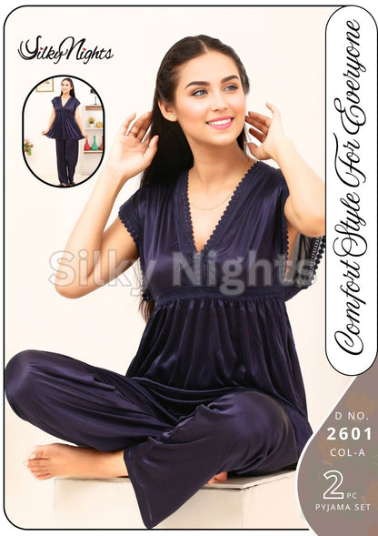 2 PCS Long Dress Nighty For Girls String #NO 2601