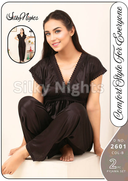 2 PCS Long Dress Nighty For Girls String #NO 2601