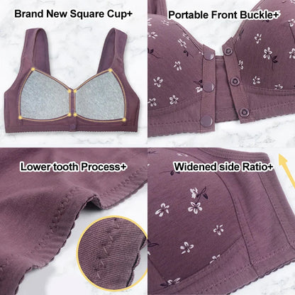 2026 New Anti Sagging Front Open Button Bra