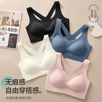 Elastane Soft Bra & Thongs Set