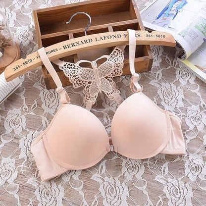 Front Open Butterfly Bra Single Padded  ( Only Bra)
