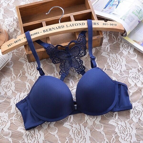 Front Open Butterfly Bra Single Padded  ( Only Bra)