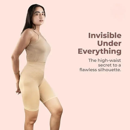 Half Body Waist Control Body Shaper for Women Shapewear with Thigh Slimmers