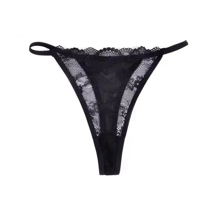Short Black Transparent Underwear Girls String Bikini Panty