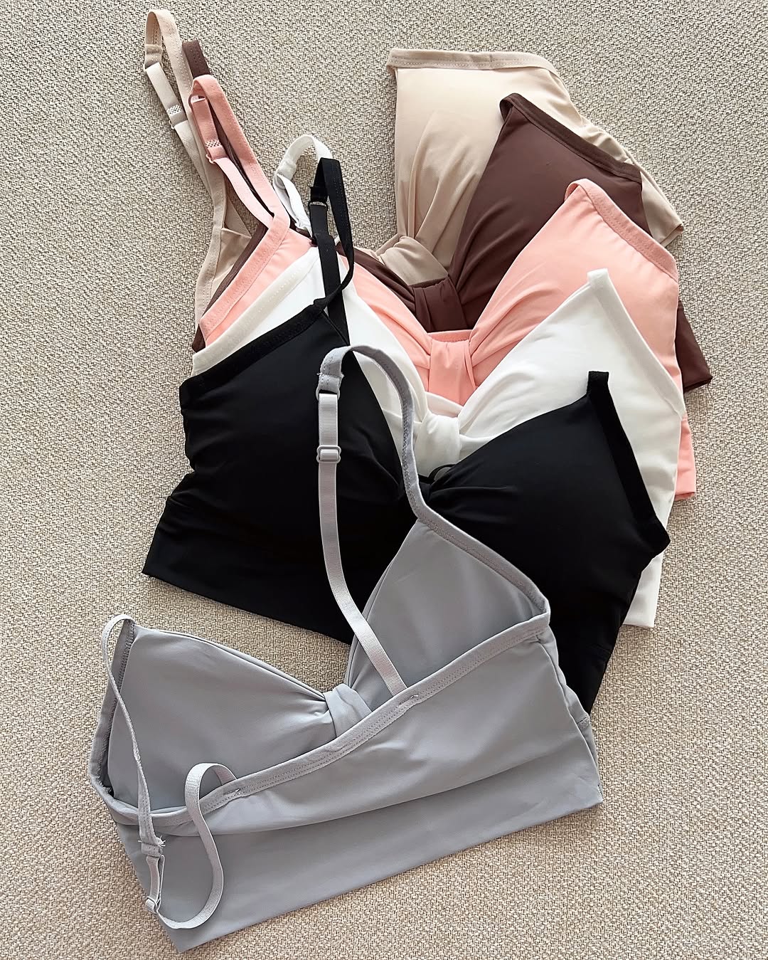 (30-36) Seamless Adjustable Strap Knot Bra [116]