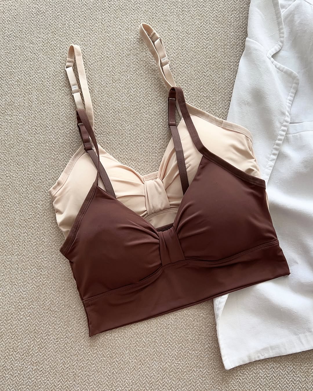 (30-36) Seamless Adjustable Strap Knot Bra [116]