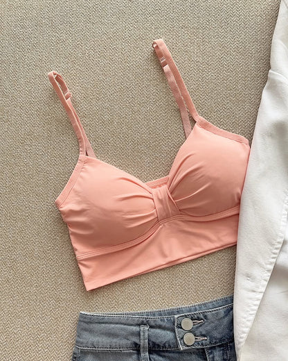 (30-36) Seamless Adjustable Strap Knot Bra [116]