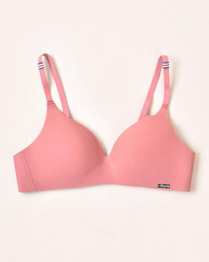 (32-38)b. Seamless one-piece ultra thin wire free bra (064)